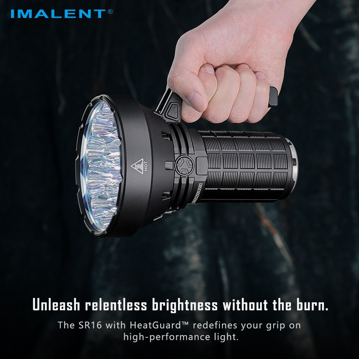 IMALENT SR16 LED Taschenlampe: Ultrahell mit 55000 Lumen & 1715m Reichweite – Dein Outdoor Profi