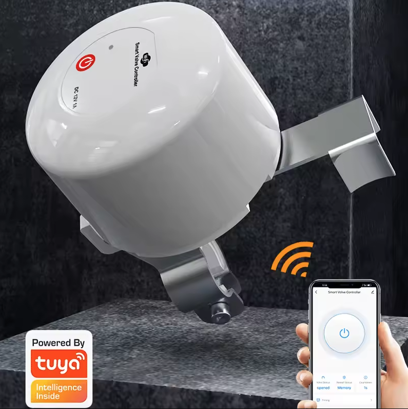 Tuya WiFi Wasser-Ventil Gas-Absperr-Kugelhahn Timer Smart Wasserhahn Steuerung Fernbedienung Manipulator Unterstützung