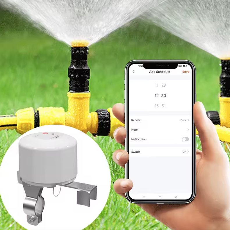 Tuya WiFi Wasser-Ventil Gas-Absperr-Kugelhahn Timer Smart Wasserhahn Steuerung Fernbedienung Manipulator Unterstützung