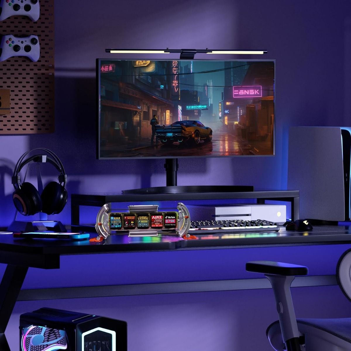 Hol dir das Divoom Times Gate: Cyberpunk Wecker mit Pixel Art, RGB LED, WLAN & Finanz-Dashboard!