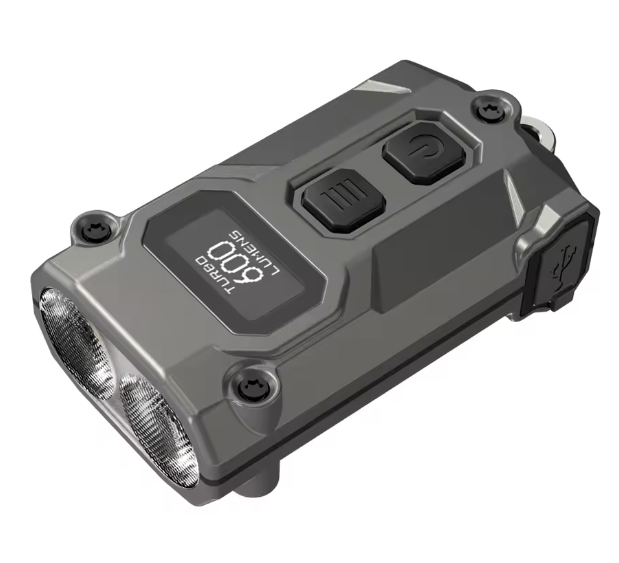 NITECORE TINI3 Schlüsselanhänger-Licht 600 Lumen Mini EDC Taschenlampe mit wiederaufladbarem Akku ultra-kompaktes Design
