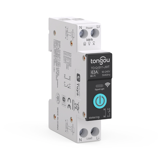 TUYA WIFI Smart Circuit Breaker für Smart Home kabelloser Fernschalter per APP TONGOU