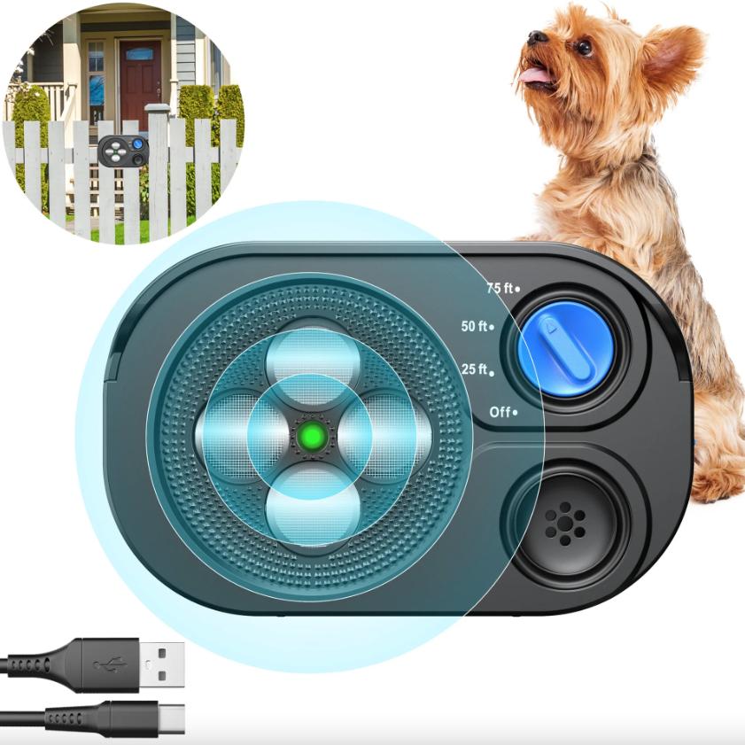 Ultraschall-Bellstoppgerät, Hunde-Abwehrgerät, Lärmverhinderungstrainingsgerät, Automatisches Bellstoppgerät für Hunde Ultraschall-Antibellgerät