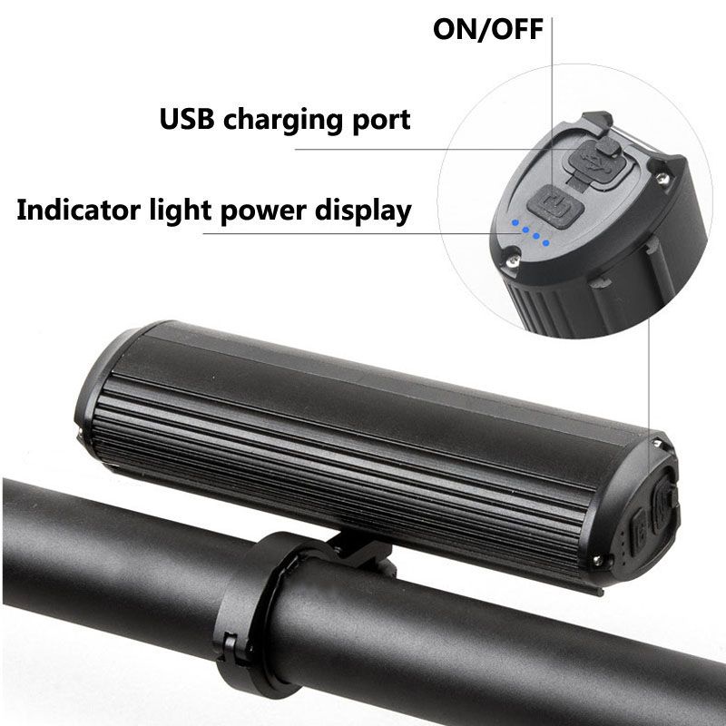 Fahrradlicht vorne LED 5200 Lumen USB-aufladbar wasserdichte Taschenlampe langlebiges MTB Fahrradsicherheitszubehör