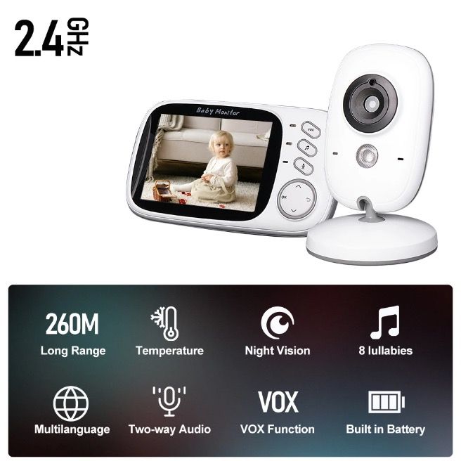 VB603 Video-Baby-Monitor mit Zwei-Wege-Audio und Nachtsicht – zuverlässiges Elternwerkzeug für die Sicherheit von Kleinkindern