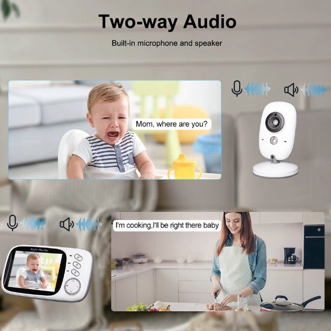 VB603 Video-Baby-Monitor mit Zwei-Wege-Audio und Nachtsicht – zuverlässiges Elternwerkzeug für die Sicherheit von Kleinkindern