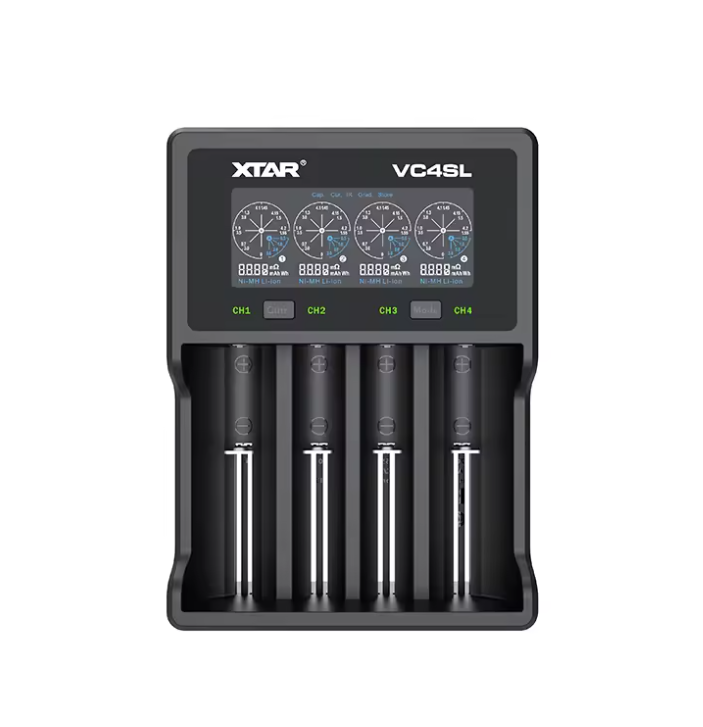 XTAR VC4SL 18650 21700 Batterieladegerät USB C Schnellladung Umweltfreundliches Vielseitiges Ladegerät für Technikzubehör