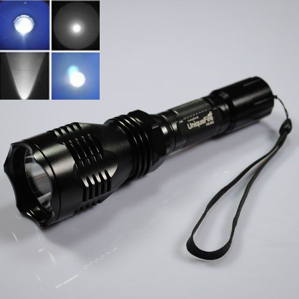 UniqueFire HS-802 grün LED-Taschenlampe für Outdoor-Enthusiasten robust wasserdicht 500m Reichweite Neu